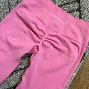 Pink alphalete amplify size small leggings.